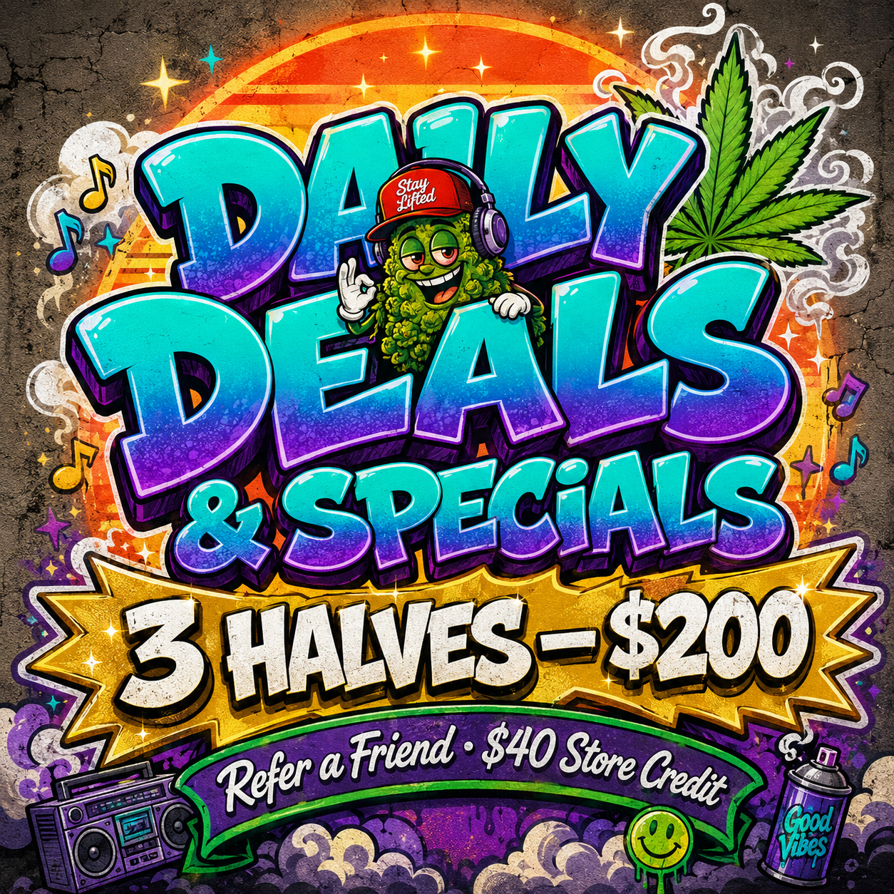 3 HALVES — $200