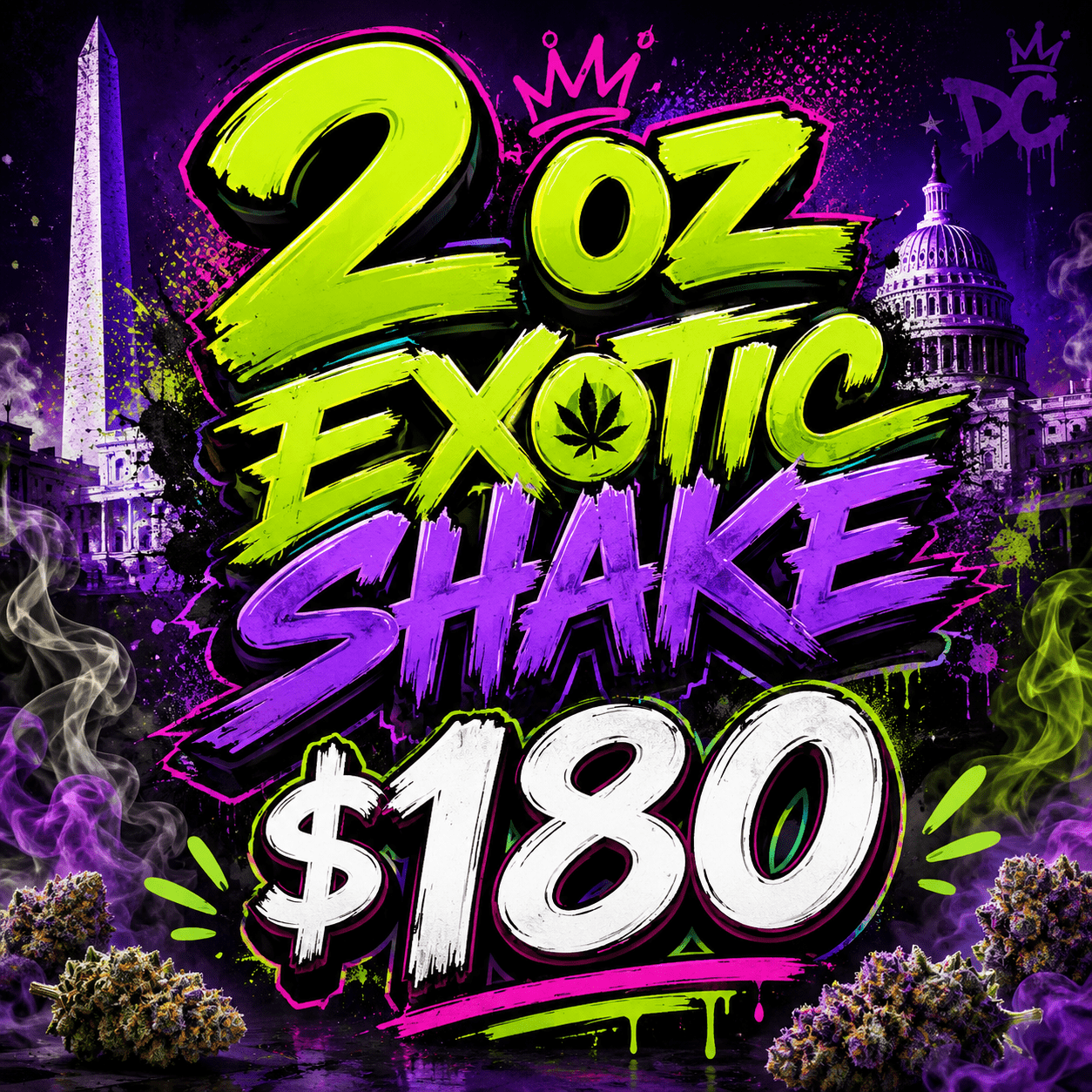 2 oz Exotic Shake - $180